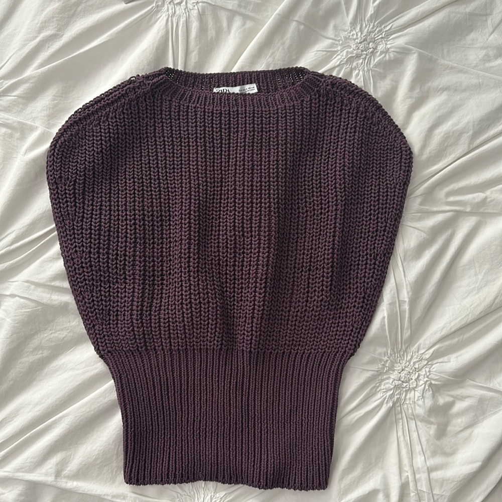 Zara sweater tank